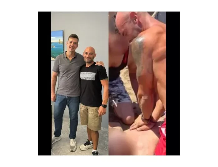 Αυτός είναι ο ναυαγοσώστης επανέφερε στη ζωή 20χρονο που ανασύρθηκε χωρίς τις αισθήσεις του