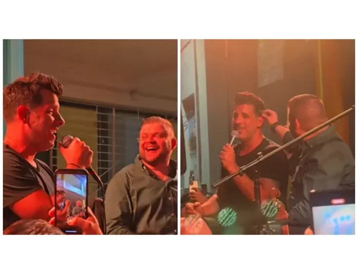 O Θοδωρής Φέρρης τραγούδησε σε κρητικό πανηγύρι με τον Γρηγόρη Σαμόλη – Video
