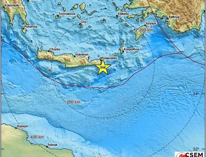 Σεισμός στην Κρήτη