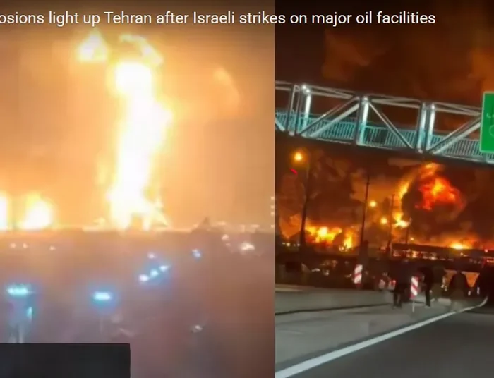 «Κόλαση» στην Τεχεράνη μετά το σφυροκόπημα σε δεξαμενές καυσίμων video