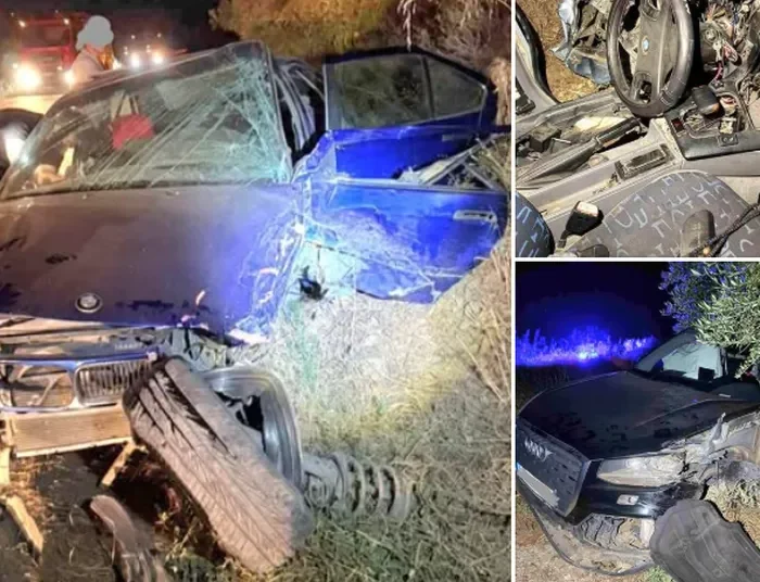 Μεσαρά: Σφοδρή σύγκρουση δύο Ι.Χ. – Τραυματίστηκαν και οι τέσσερις επιβαίνοντες