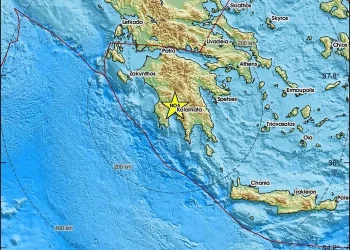 εισμική δόνηση 3,9 Ρίχτερ «κούνησε» την Καλαμάτα