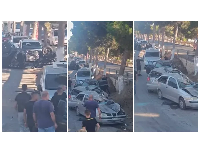 ΧΕΡΣΟΝΗΣΟΣ «Tρελή» πορεία Ι.Χ. – Δύο τραυματίες – Παρέσυρε τρία σταθμευμένα αυτοκίνητα πριν τουμπάρει