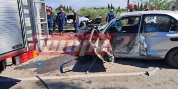 Τραγωδία: Μετωπική σύγκρουση με μία νεκρή και έναν σοβαρά τραυματία – βίντεο