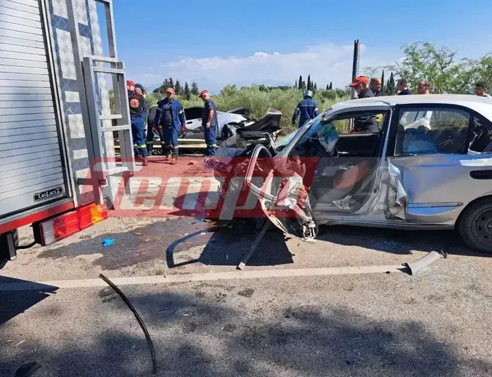 Τραγωδία: Μετωπική σύγκρουση με μία νεκρή και έναν σοβαρά τραυματία – βίντεο