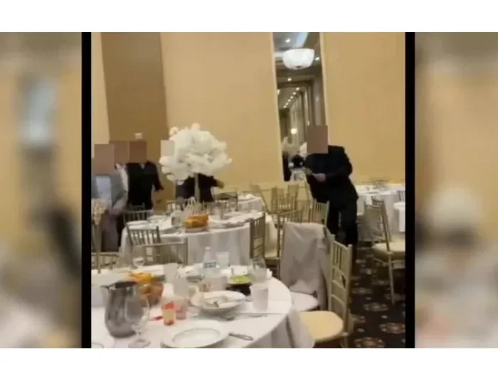 Κακός χαμός σε γαμήλια δεξίωση: Η ομαδική συμπλοκή οικογενειών σε διαμάχη, οι πανικόβλητοι καλεσμένοι και το βίντεο της ντροπής