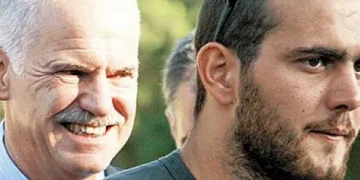 O γιος του Γιώργου Παπανδρέου,  Ανδρέας, υποψήφιος βουλευτής στον νομό Ηρακλείου.
