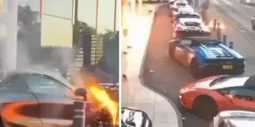 Επίθεση με βόμβες μολότοφ σε γαμήλιο γλέντι στο Μπέρμιγχαμ: Έκαψαν δύο supercars και επιτέθηκαν σε καλεσμένους, δείτε βίντεο