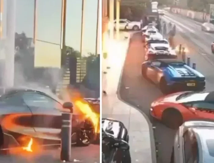Επίθεση με βόμβες μολότοφ σε γαμήλιο γλέντι στο Μπέρμιγχαμ: Έκαψαν δύο supercars και επιτέθηκαν σε καλεσμένους, δείτε βίντεο