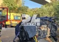 Ηράκλειο: Aυτοκίνητο έπεσε από τη γέφυρα της Παντάνασσας