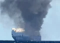Συναγερμός στο Αιγαίο: Φωτιά στο φορτηγό πλοίο «Blue Carrier 2» βόρεια της Μυκόνου