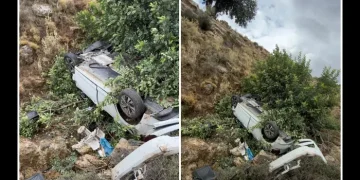 Σοβαρό τροχαίο τα ξημερώματα – Αυτοκίνητο έπεσε σε πρανές, απεγκλωβίστηκε τραυματισμένο ζευγάρι