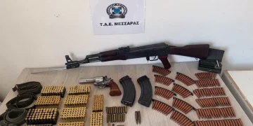 Βορίζα: Χειροπέδες σε 60χρονο – Βρέθηκαν καλάσνικοφ, περίστροφο και εκατοντάδες σφαίρες