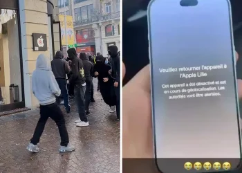 Η δυσάρεστη έκπληξη για τους κουκουλοφόρους που λεηλάτησαν γαλλικό Apple Store και άρπαξαν iPhone