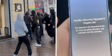 Η δυσάρεστη έκπληξη για τους κουκουλοφόρους που λεηλάτησαν γαλλικό Apple Store και άρπαξαν iPhone