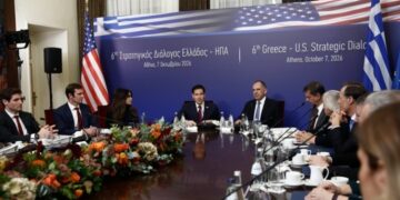 Γ. Γεραπετρίτης: Κομβικός ο ρόλος της Ελλάδας σε ενέργεια και άμυνα – Μ. Ρούμπιο: Σπουδαίος και σταθερός σύμμαχος στο ΝΑΤΟ η Ελλάδα